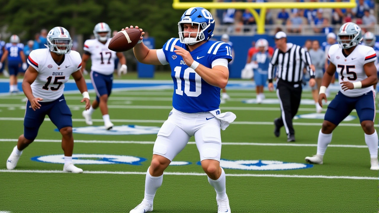 Fake FG call, Castle’s 3 TDs lift Duke past UNC 32-25, clinch bowl eligibility